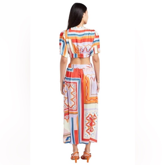 SUNCOO Cool Dress Geranium with Cutouts Size 0T - Picture 4 of 4